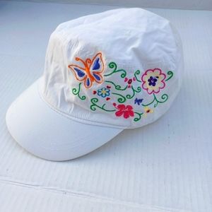 The Children's Place Girls Embroidered Sun Hat Size 10-14